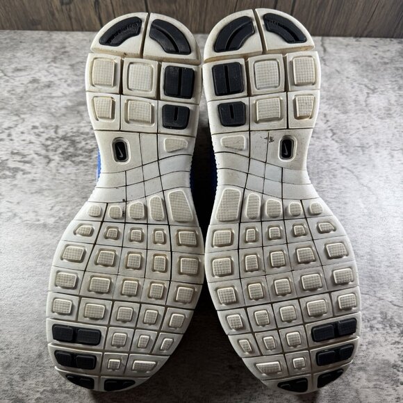 Nike Free Flyknit Mercurial Sneakers Men’s Shoes size 11.5 Gray/Blue 805554-003 - Picture 8 of 10